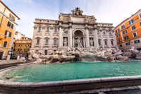 Rome trevi fountain