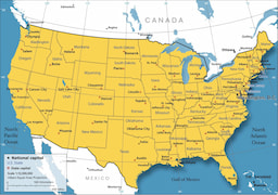 United State Of America Map
