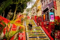 Escadaria Selaron public steps