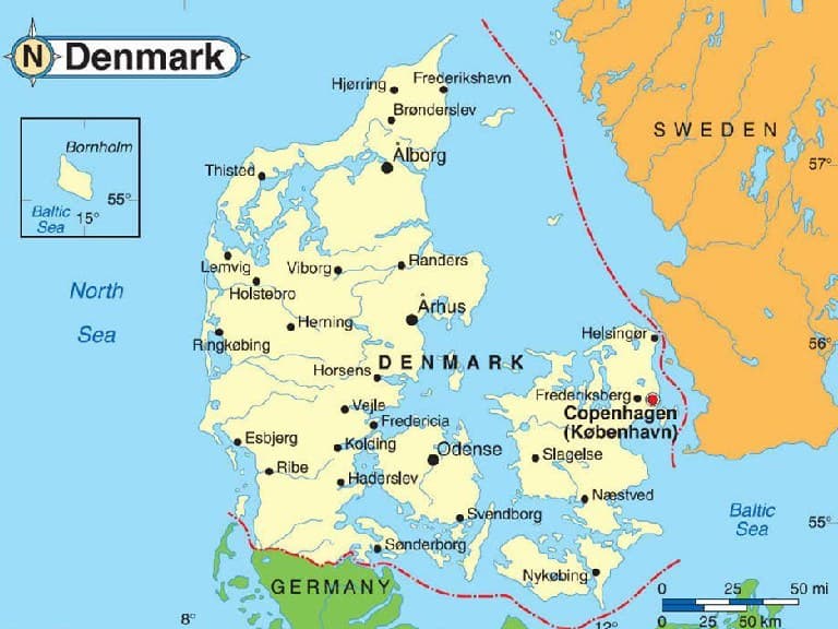 Geography in Denmark