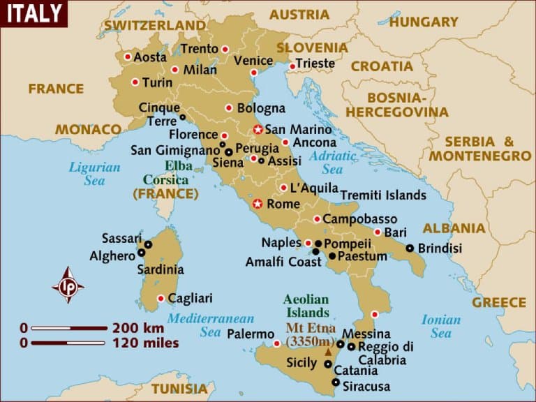 Geography in Italy