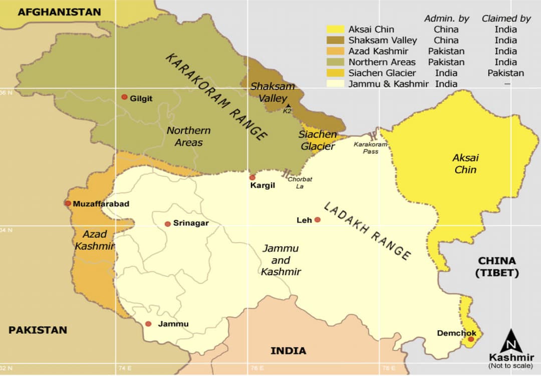 Geography in Jammu and Kashmir