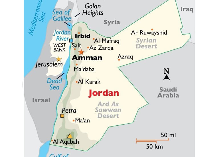 Geography in Jordan