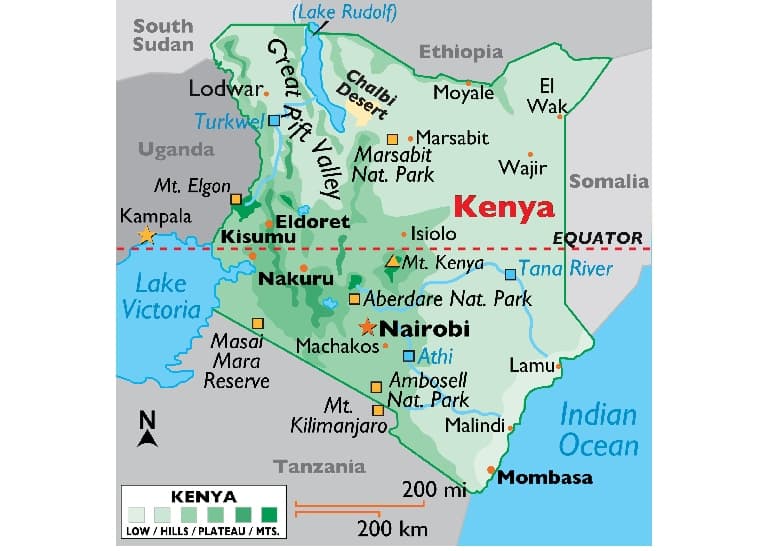 Geography in Kenya