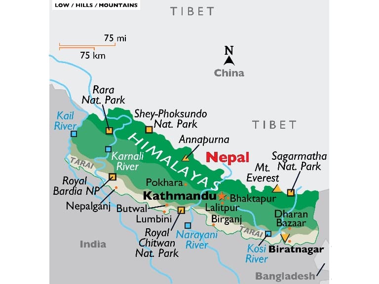 Geography in Nepal