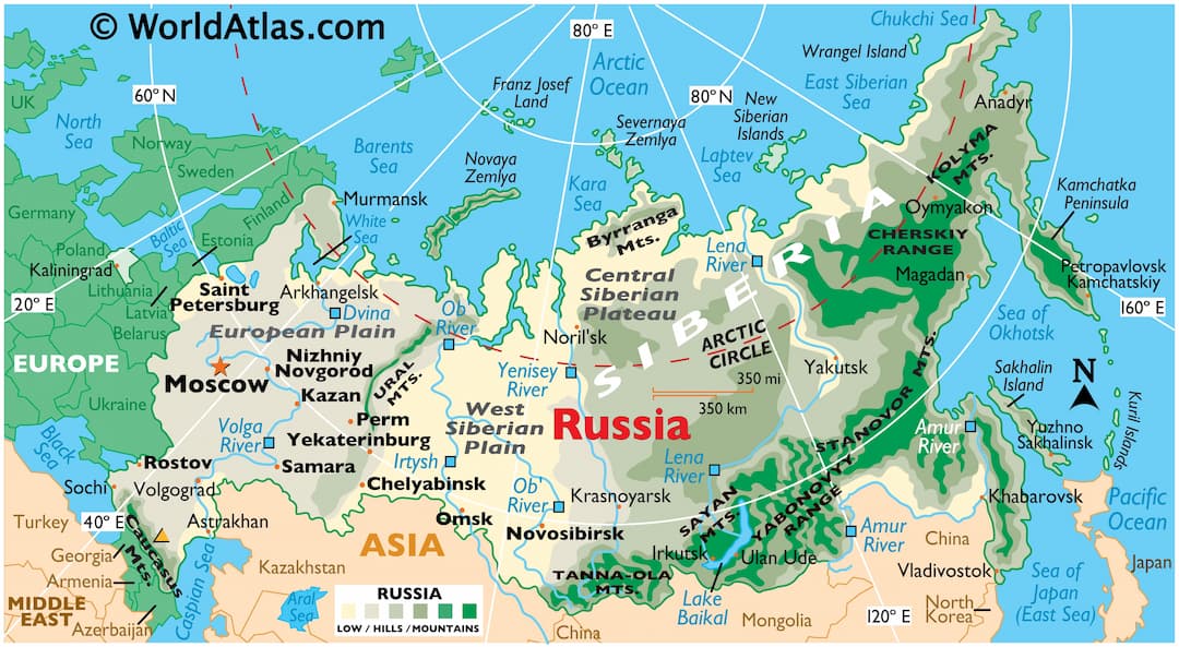 Geography in Russia