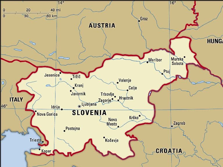 Geography in Slovenia