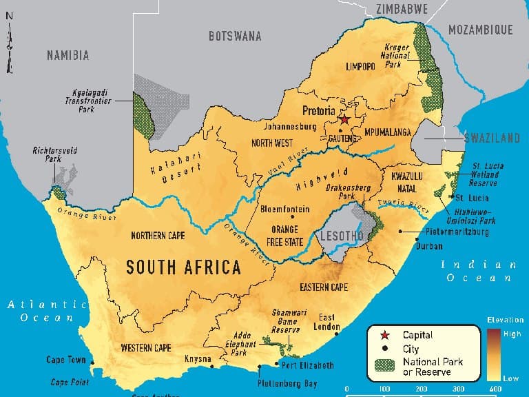 Geography in South Africa