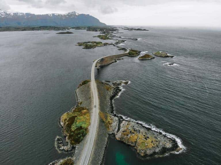 Drive Along The Atlantic Ocean Road in Europe tour packages from Delhi