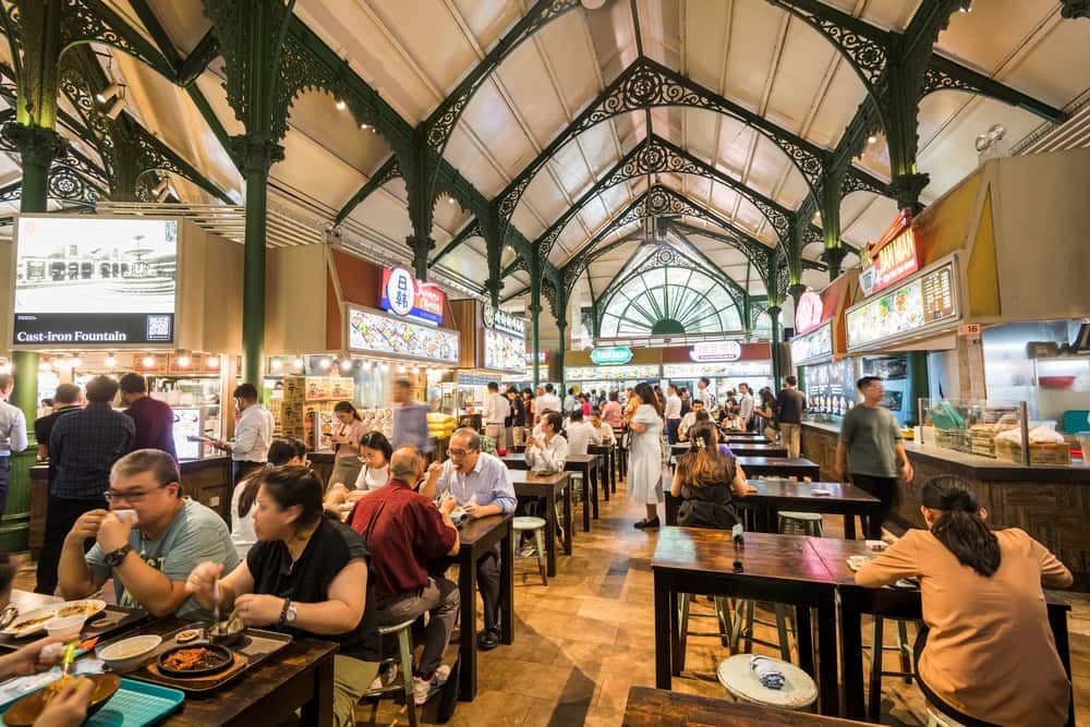 Eat Delicious Food At Hawker Center in Southeast Monsoon Tours