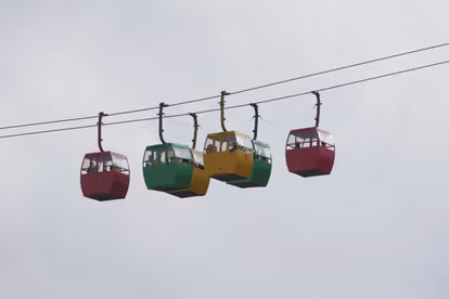 Enjoy A Cable Car Ride At The Ropeway In Saputara