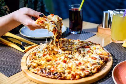 Enjoy some local Chicago Southside Pizza