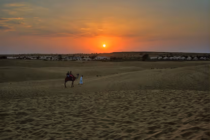 Experience desert camping