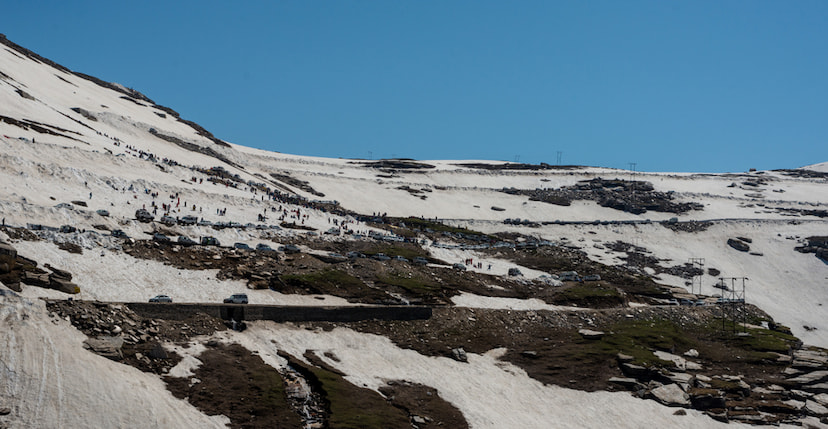 Go Ski and Snow Scooter Riding at Rohtang Pass