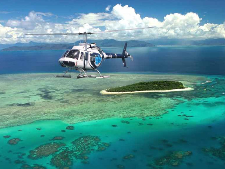 Helicopter Ride over the waters of Maldives - 1