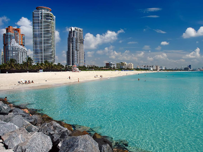 Visit the iconic Miami Beach