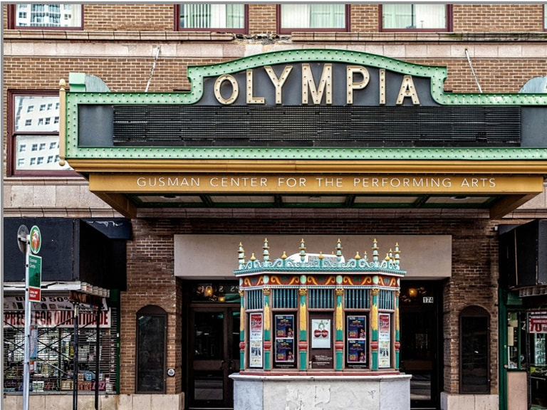 Catch a performance at the Olympia Theater
