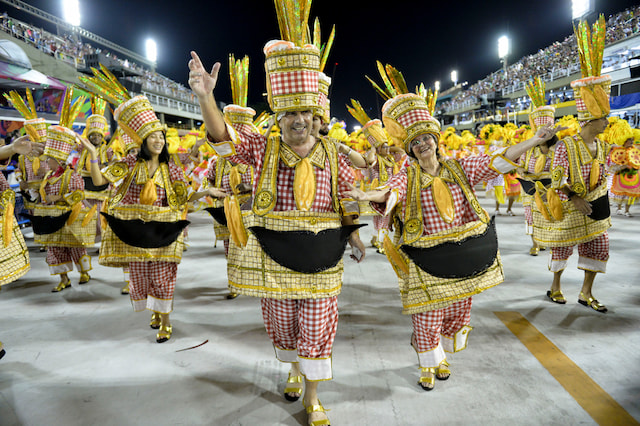 Swing A Little To Samba Beats On The Rio Carnival
