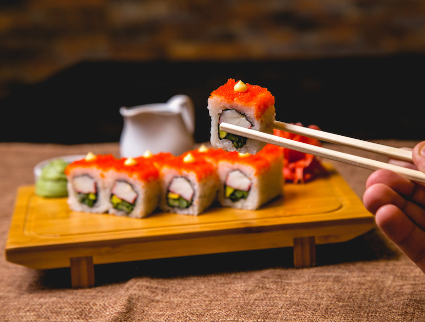 Sample Real California Sushi in ChinaTown