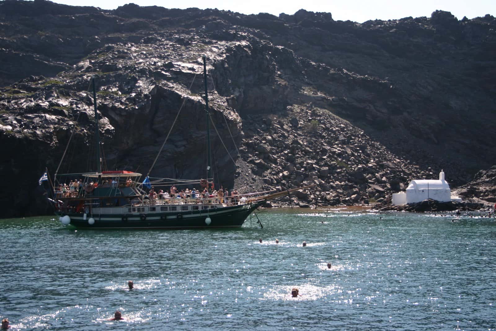 Santorini Shore Excursion:Tour Of Thira Volcano And Hot Springs in Europe tour packages from Delhi