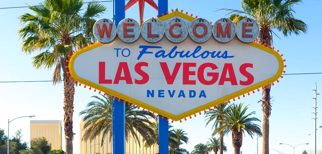 Take a selfie with the Las Vegas sign