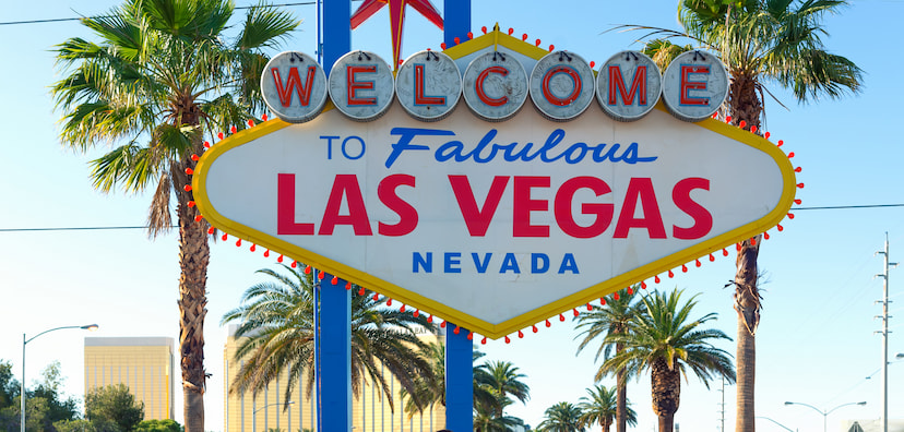 Take a selfie with the Las Vegas sign