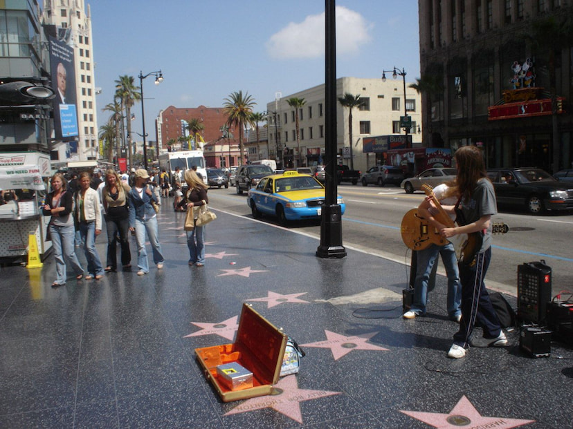 Take selfies on the Hollywood Walk of Fame