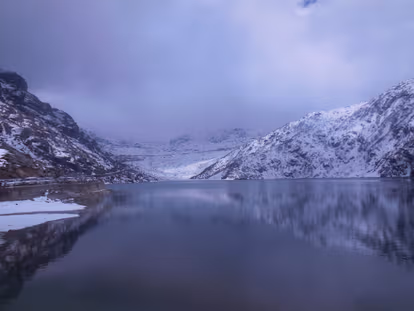 Tshangu Lake - The Glacial Lake Of Sikkim