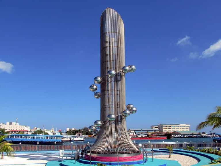 Tsunami Monument : Steel Memorial In Maldives in Maldives Luxury Hotel Deals