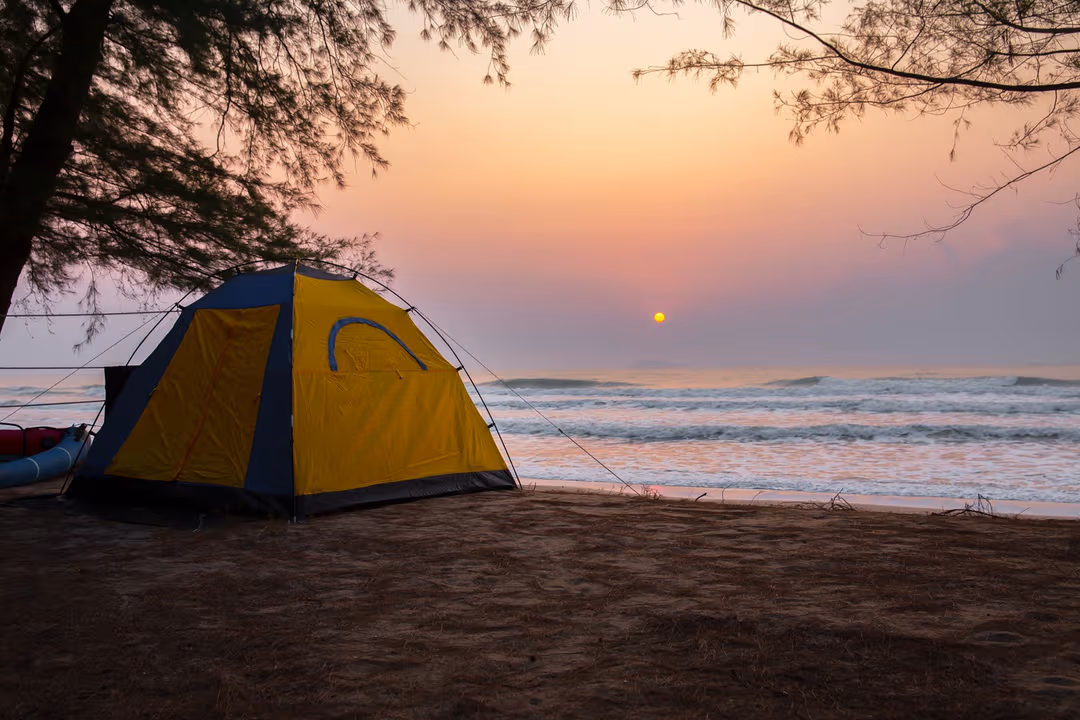 Go beach camping in La Paz