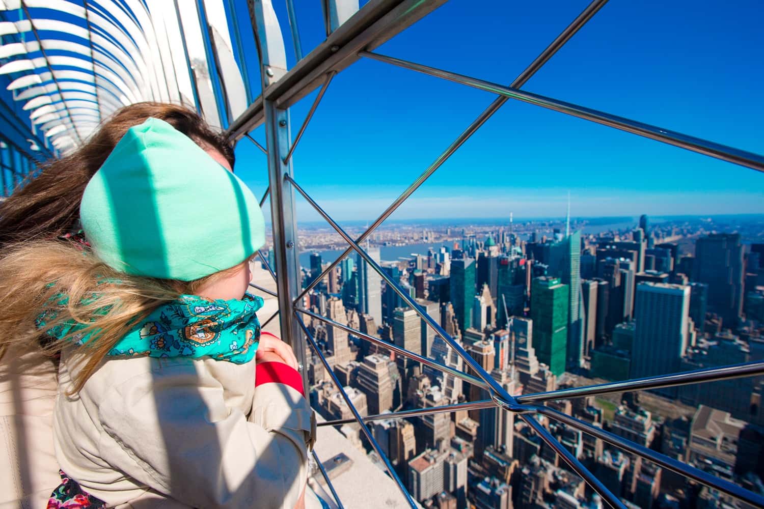 Enjoy views of Manhattan from the Empire State building in America Cruise