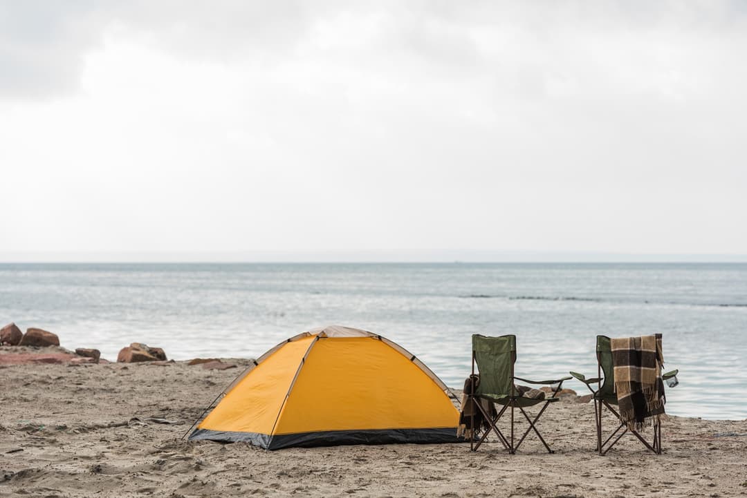 Go beach camping in La Paz