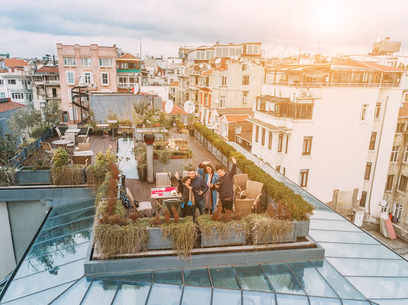 Go on a rooftop crawl in Madrid