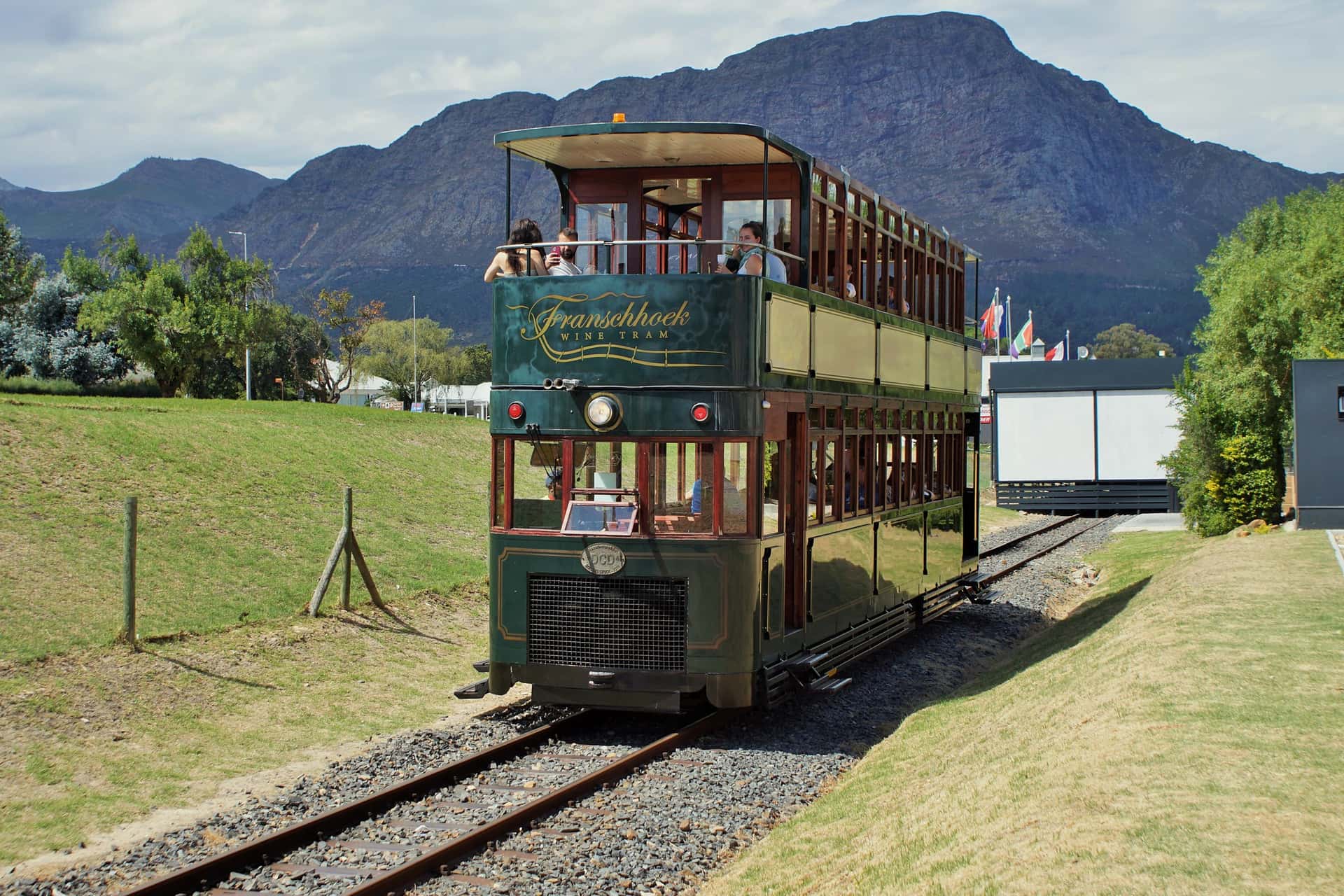 Hop aboard the Franschhoek Wine Tram in Africa Super Seller Packages