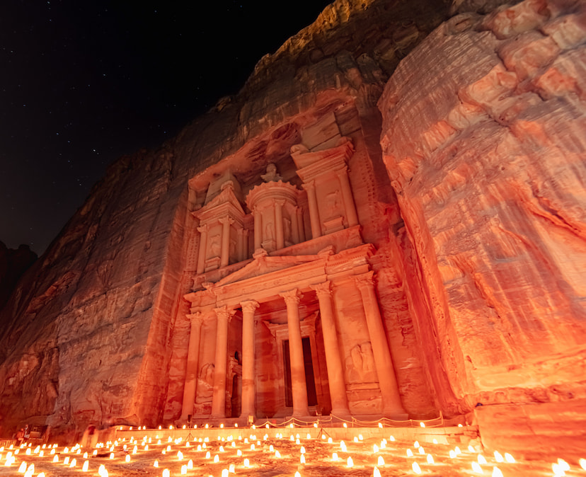 See Petra By Night