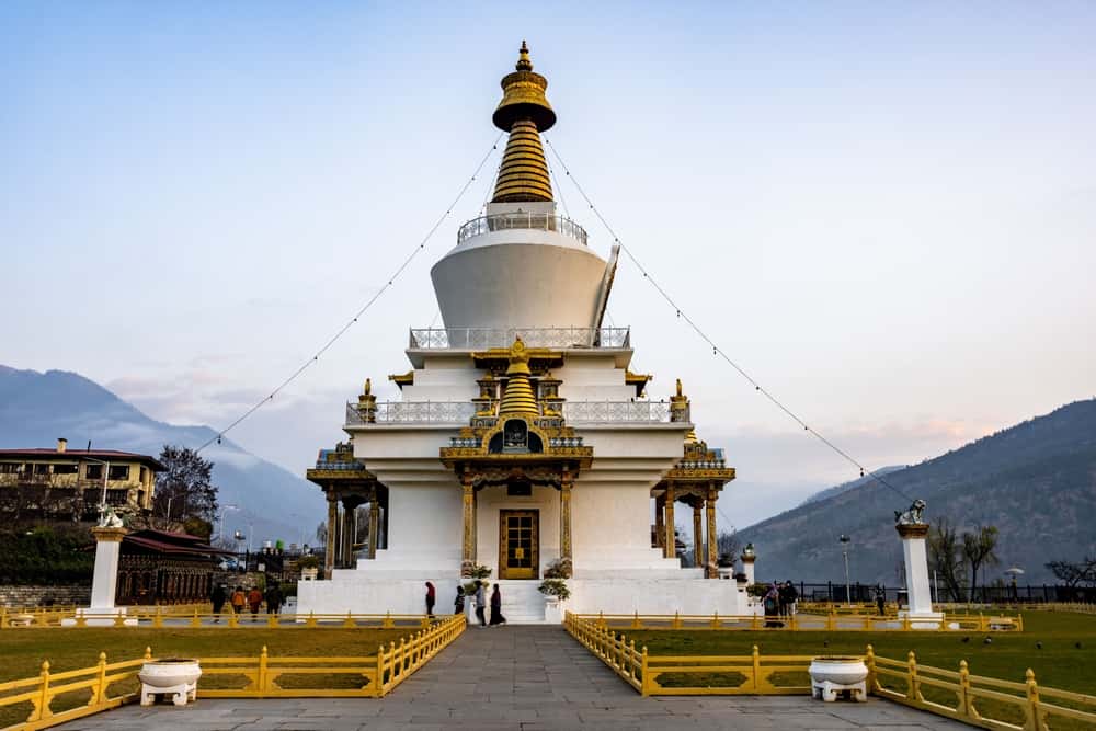 Memorial Chorten in India Summer 2026 Tours
