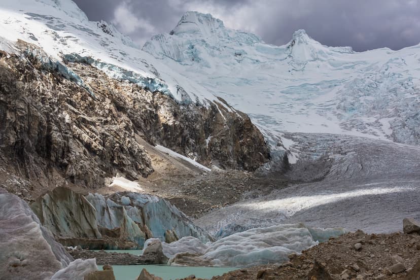 Trekking to Kolahoi Glacier