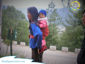 Bhutanese mom & baby Bhutan tour packages from Ahmedabad