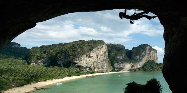 Climbing Rock in Railay