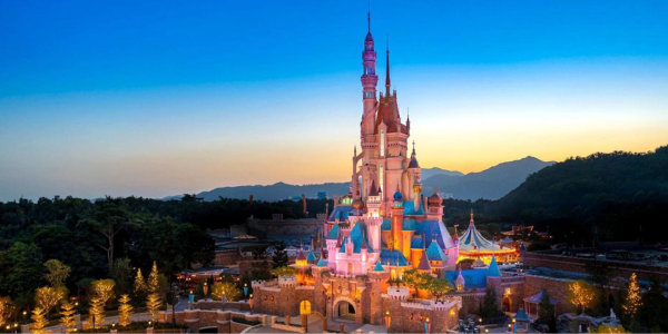 Hongkong Disneyland Night