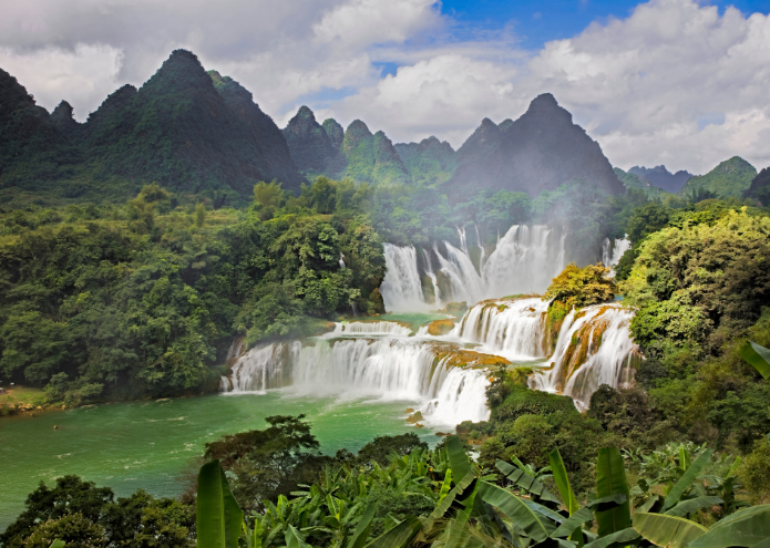 Ban Gioc Falls Vietnam: A Symphony Of Water And Scenery!