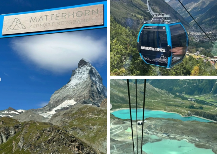 A Sky-High Adventure: Riding the Cable Car from Zermatt to Cervinia!