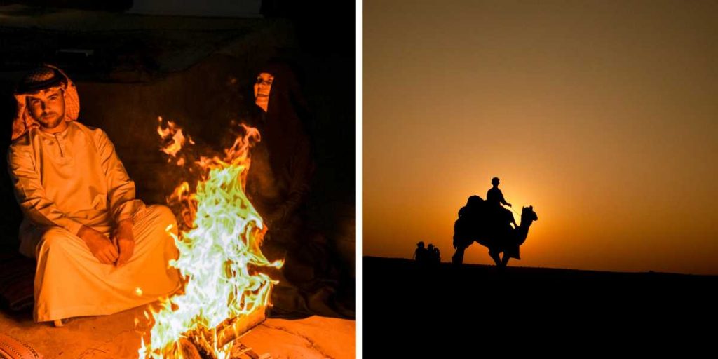 dubai desert safari night