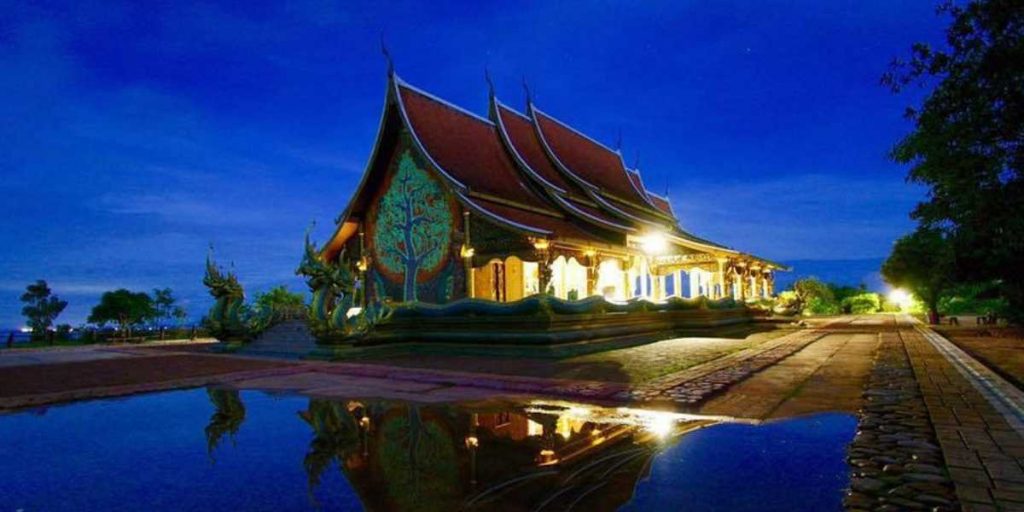 Sirindhorn Wararam Phu Prao Temple Thailand