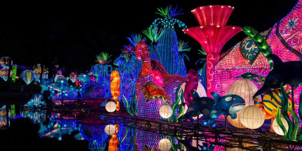 dubai garden glow inside