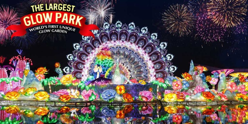 largest glow park dubai