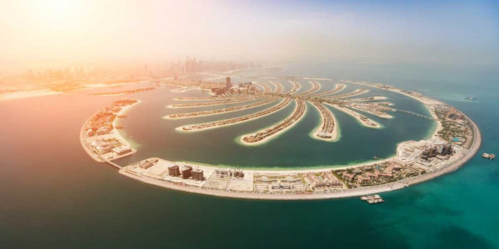 Palm Jumeirah Island In Dubai