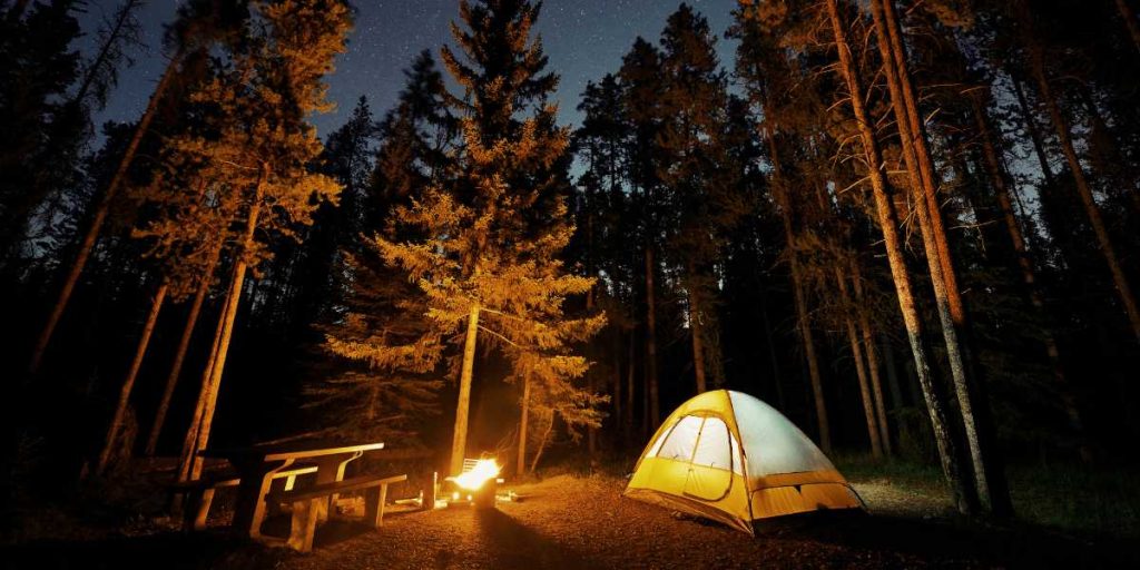 Banff National Park camp