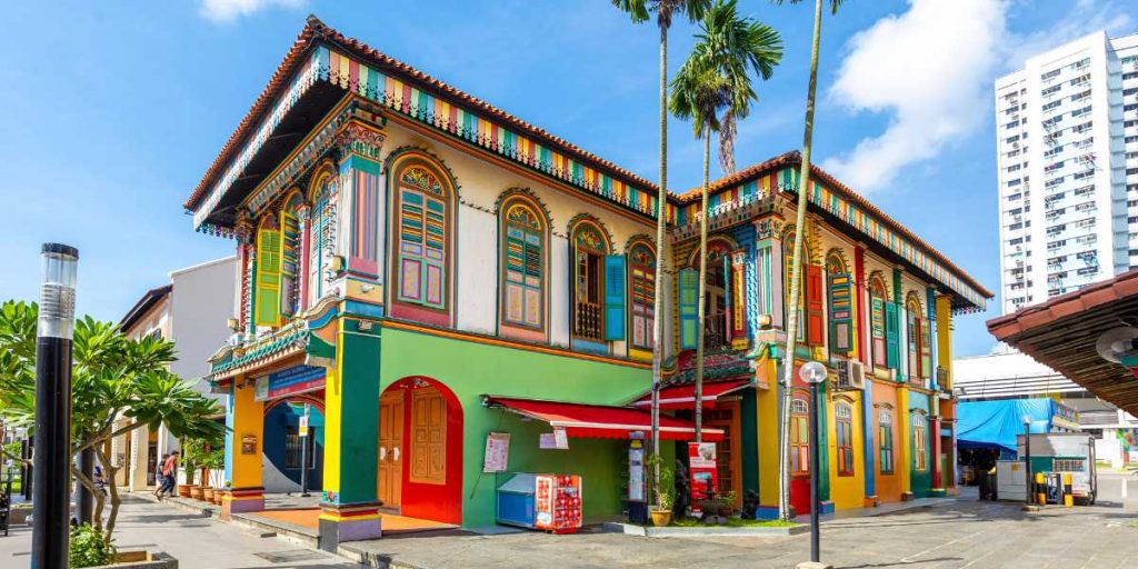 Colorful building in Little Indiae