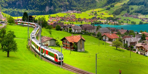 Switzerland Train Journey